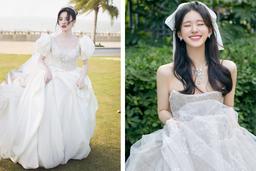 Nữ thần Cbiz so kè nhan sắc trong váy cưới: Cúc Tịnh Y được netizen "quay xe" khen tới tấp