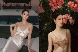 Đụng hàng váy lụa cut-out: Diễm My, Linh Ngọc Đàm trẻ trung phơi phới nhưng thua hết "trùm cuối" U40