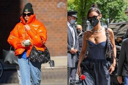 Dua Lipa, Bella Hadid đồng loạt lăng xê chiếc túi "vầng trăng khuyết" tưởng lạ mà quen