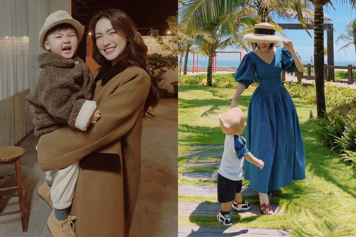 Sau khi chia tay, Hoà Minzy cùng bé Bo diện đồ đôi "đi khắp thế gian"