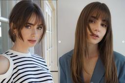 Đóng xong "Emily In Paris", Lily Collins cắt ngay tóc mái phong cách "nàng thơ" rối bời