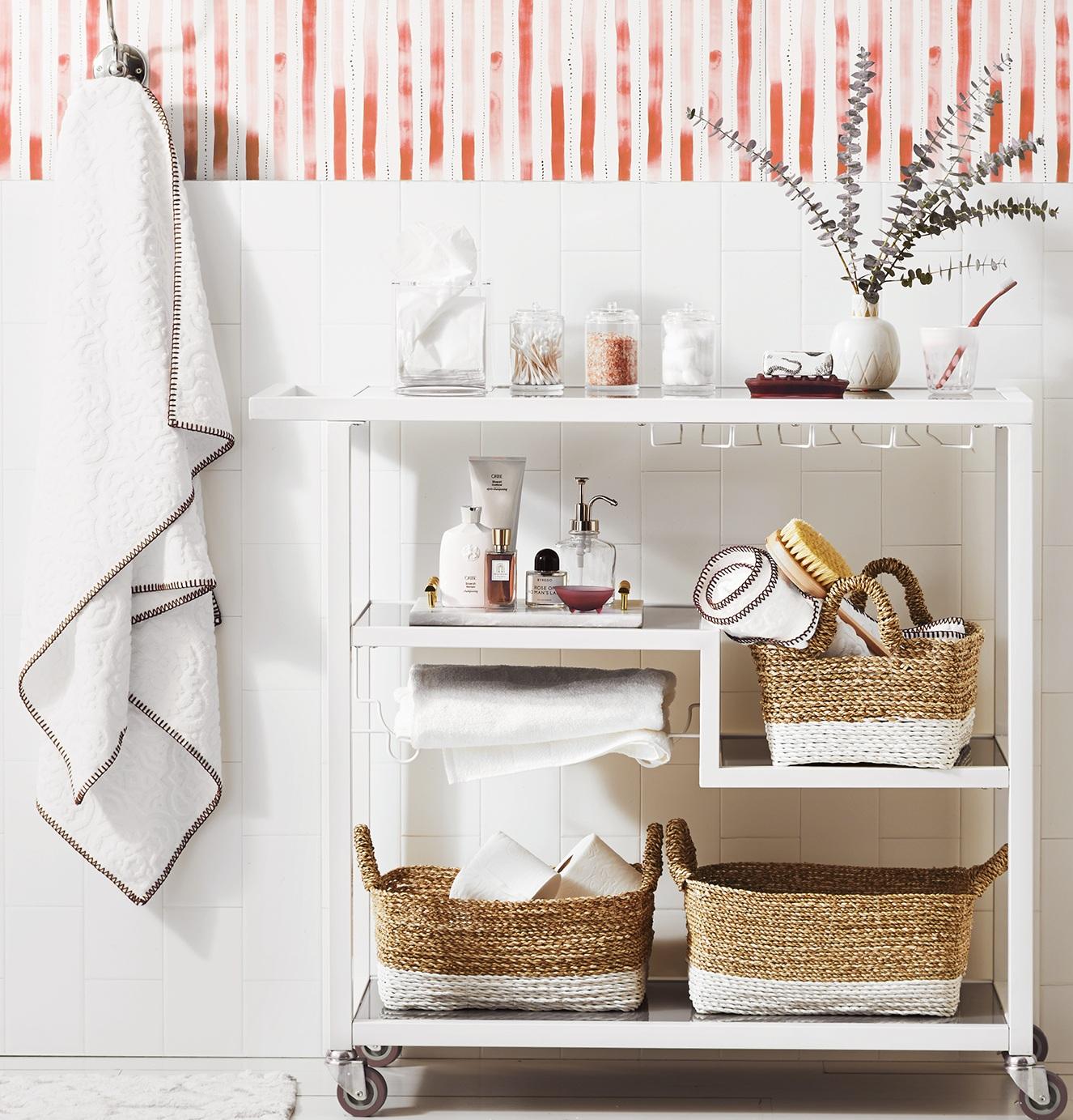 Ý tưởng thiết kế kệ lưu trữ phòng tắm thông minh và đẹp mắt