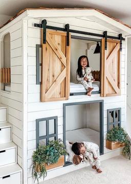 Những mẫu giường tầng phù hợp với không gian phòng ngủ của trẻ