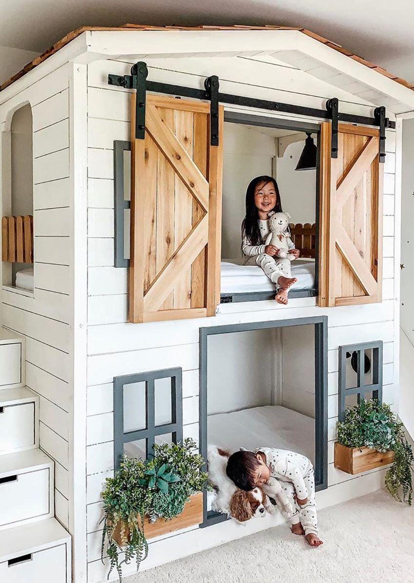 Những mẫu giường tầng phù hợp với không gian phòng ngủ của trẻ