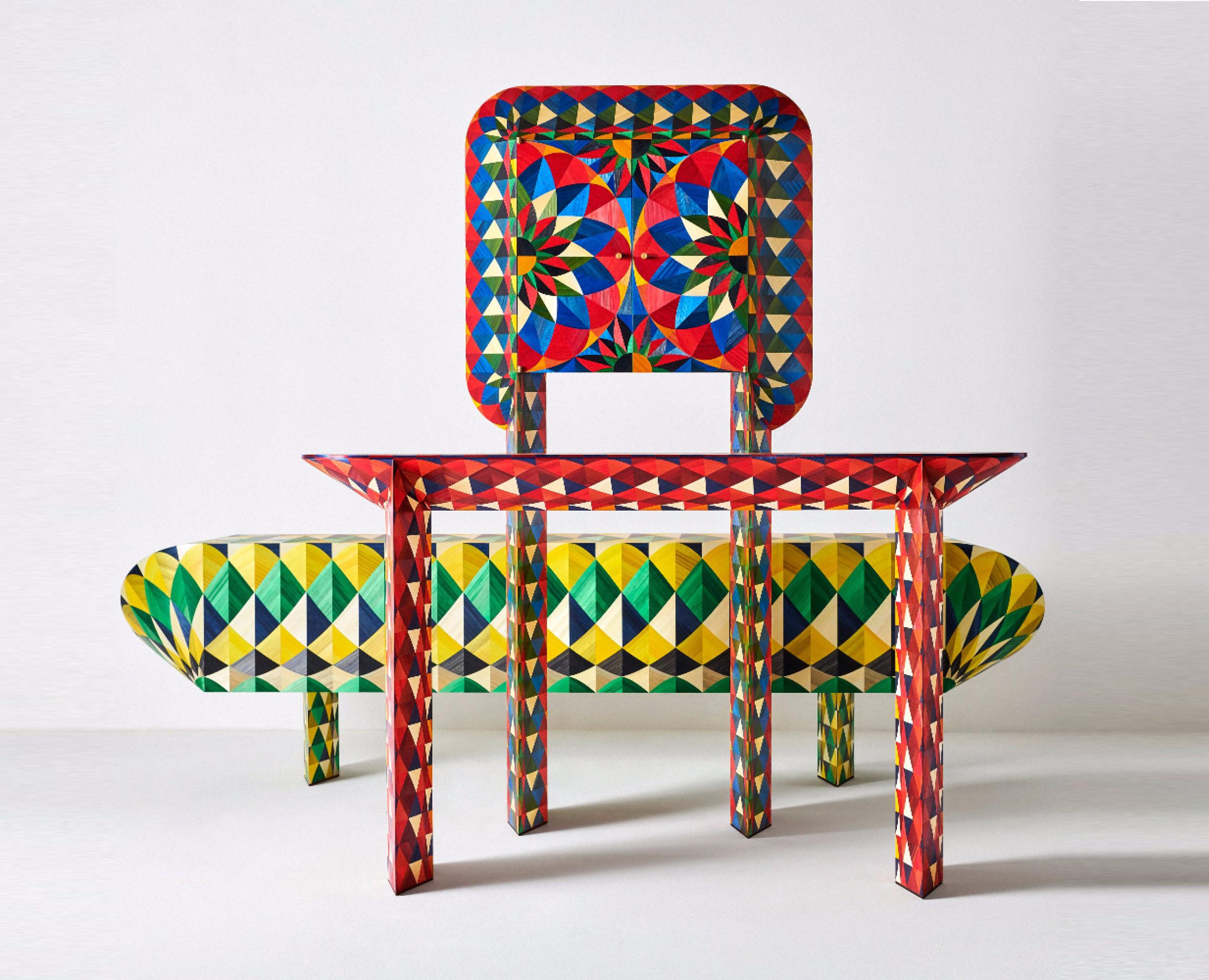 Đẹp ngỡ ngàng với những thiết kế bàn có bề mặt làm hoàn toàn từ rơm