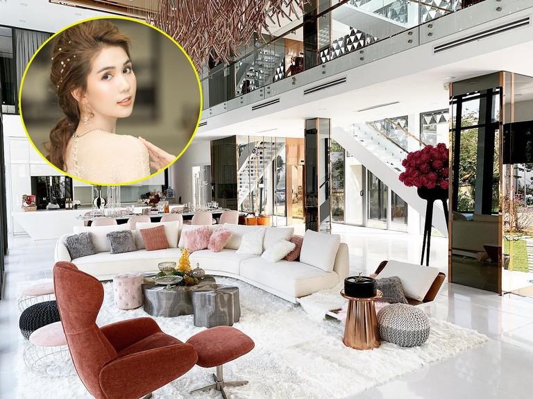 Cận cảnh ngôi biệt thự triệu đô mới tậu của Ngọc Trinh ở quận 9, Sài Gòn
