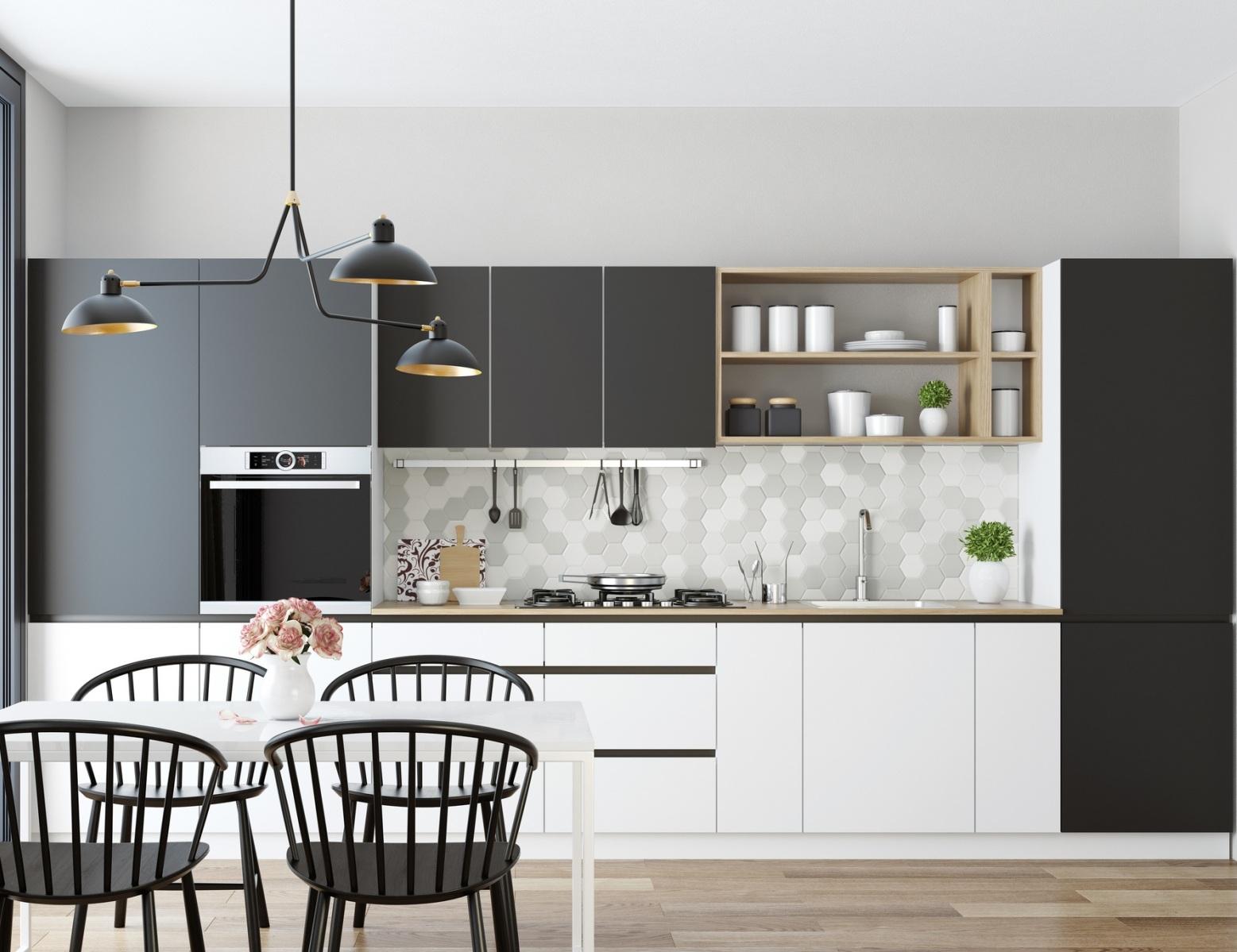 Thiết kế bếp chữ I: Giải pháp hoàn hảo cho phòng bếp nhỏ