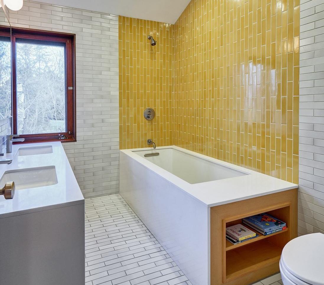 Gạch ốp tường phòng tắm: 4 sắc màu tuyệt đẹp ngày Đông