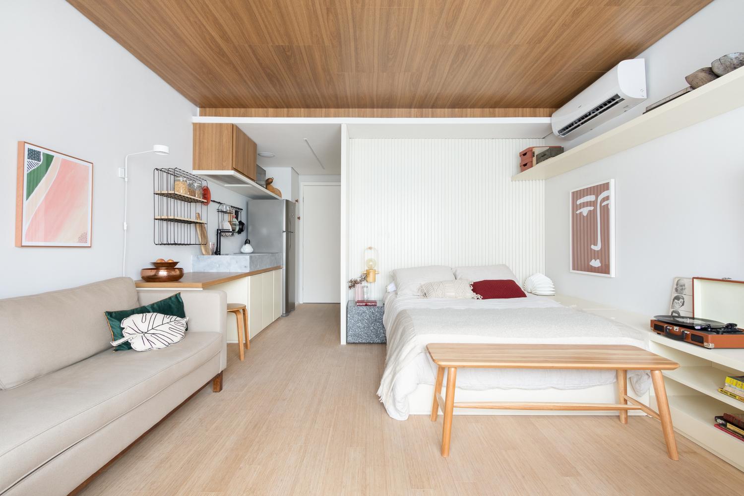 2 căn hộ cao cấp diện tích chưa tới 30m² mang phong cách Nhật Bản tinh tế