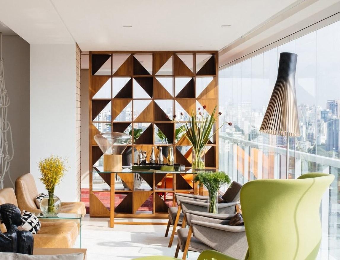 Cần gì xây nhiều tường khi có thể dùng vách ngăn sáng tạo và đẹp thế này!