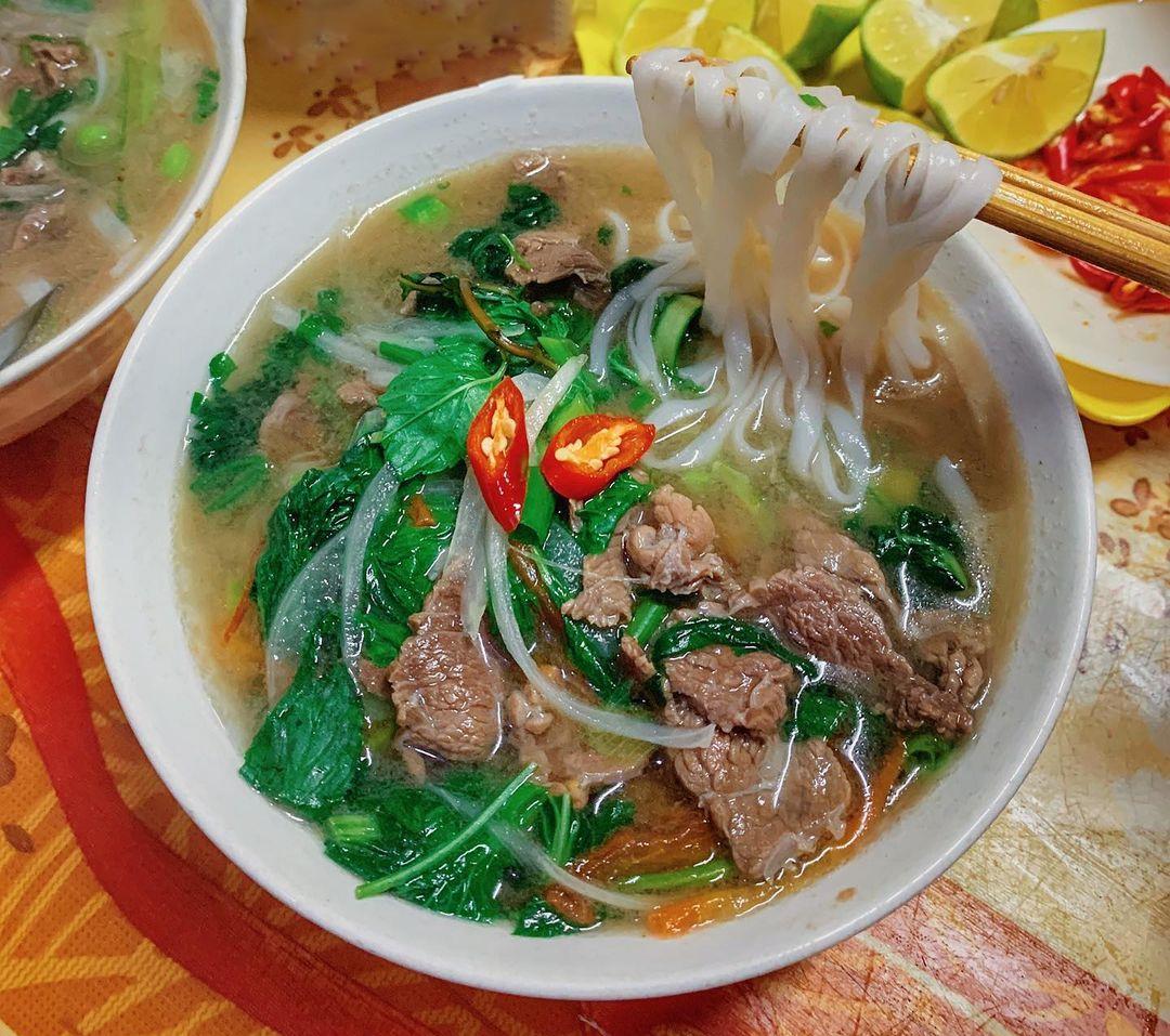 Phở bò, món ăn đưa ẩm thực Nam Định đến với mọi miền đất nước.
