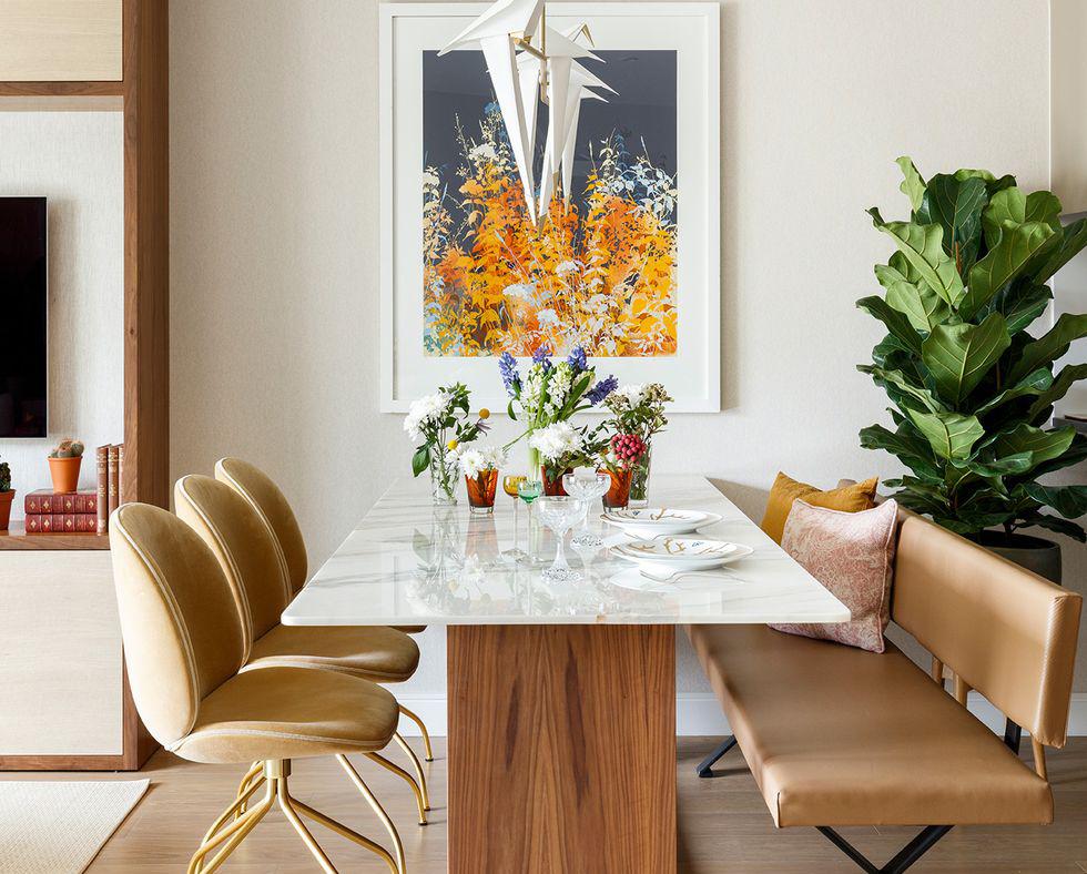 Căn hộ ở London đẹp như một bức tranh với những gam màu tươi vui, ấm áp