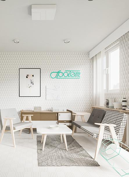 Căn hộ vỏn vẹn 20m² xinh xắn với phòng ngủ được “giấu nhẹm” trên tường