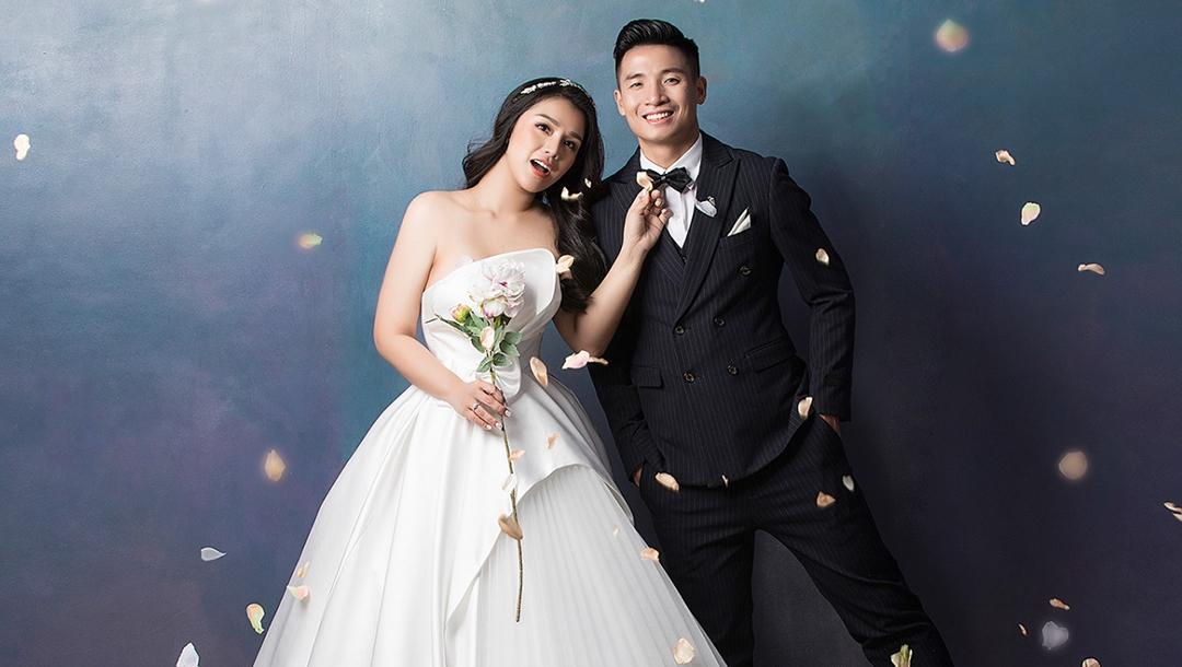 Ngắm bộ ảnh cưới đẹp lung linh của Bùi Tiến Dũng và Khánh Linh