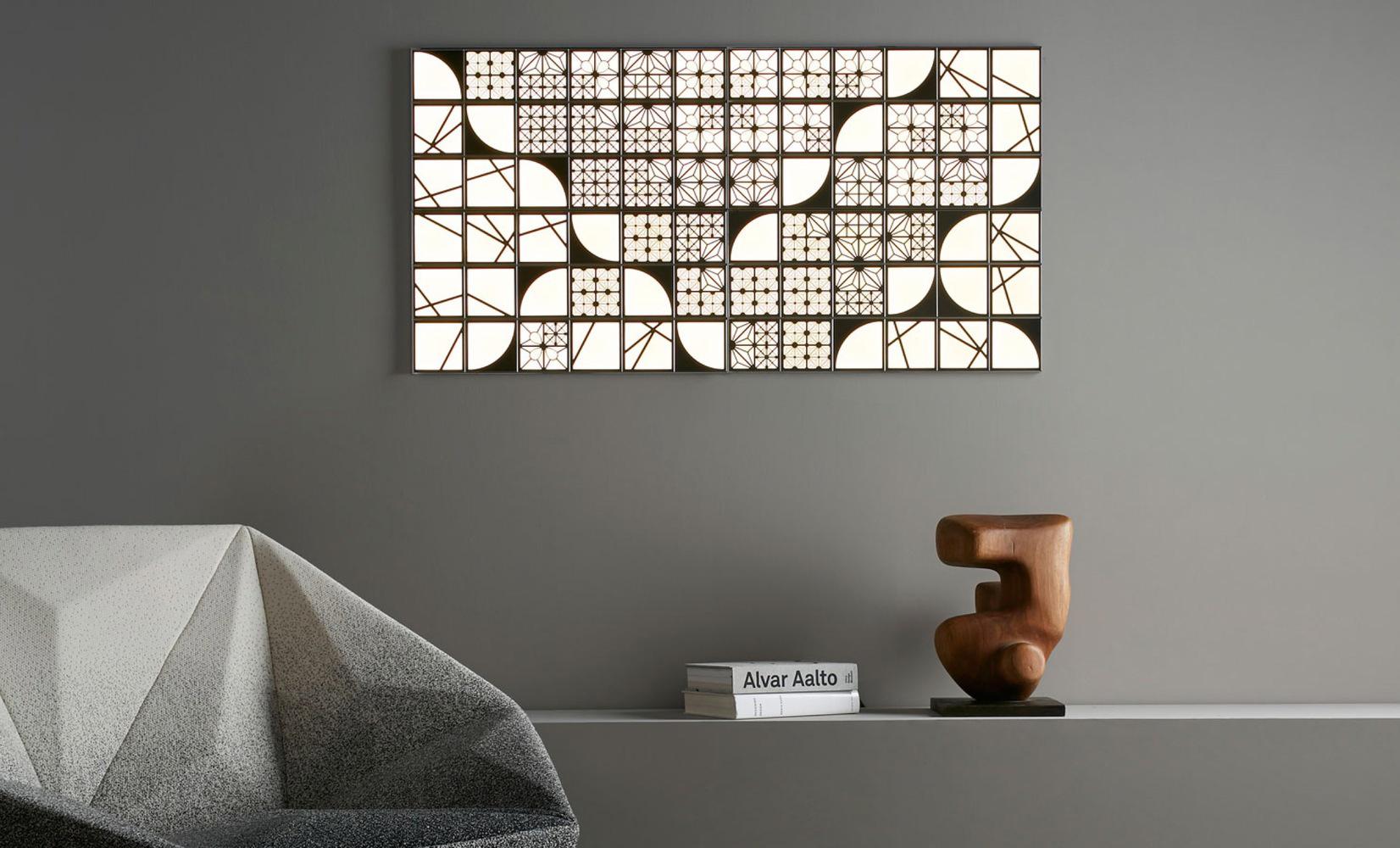 KUMIKO, mẫu gạch module kiêm đèn trang trí cho căn phòng vẻ đẹp huyền ảo