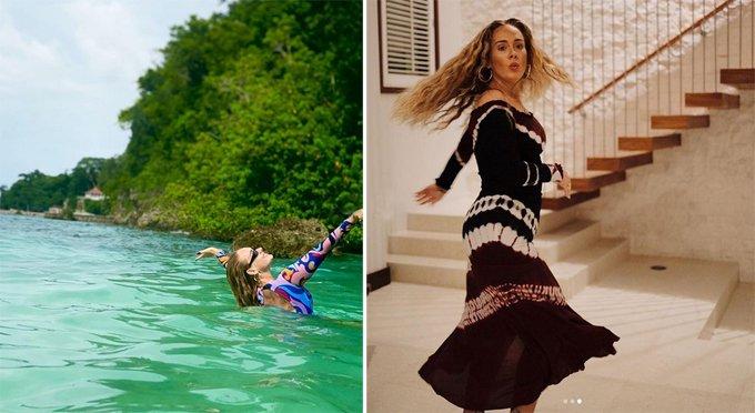 Mừng sinh nhật tuổi 33, ca sĩ Adele khoe mặt mộc