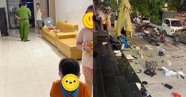 Xôn xao câu chuyện vợ chồng cãi nhau, đồ đạc trong nhà thi nhau 'bay' từ tầng 25 xuống đất như phim hành động