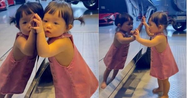 Ái nữ nhà Cường Đô La mới bé tí đã thừa hưởng "gen" đam mê siêu xe từ bố