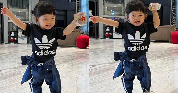 Con gái 1 tuổi nhà Cường Đô La hóa nữ rapper, dát hàng hiệu từ đầu tới chân