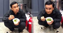 Bữa ăn đạm bạc chỉ toàn là rau của MC Quyền Linh sau cánh gà "Mẹ chồng nàng dâu"