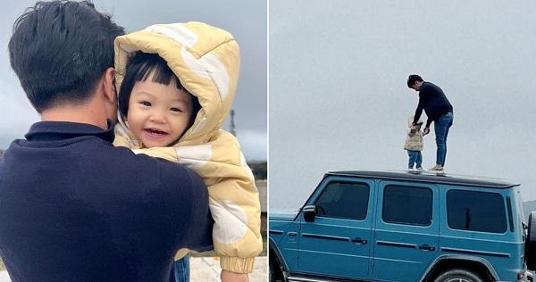 Cường Đô La đưa Suchin lên nóc ô tô 12 tỷ ngắm quê ngoại, tiết lộ điều tốt nhất mình làm cho con