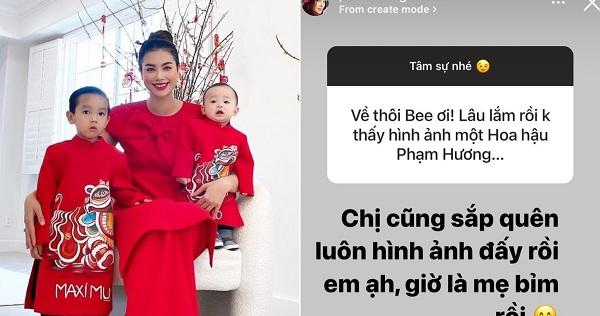 Lấy chồng triệu phú, đẻ con trai, ở biệt thự, Hoa hậu Phạm Hương hài lòng với mọi thứ của hiện tại