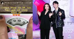Thu Quỳnh gặp "hội chứng hậu Covid": cân nặng tăng chóng mặt
