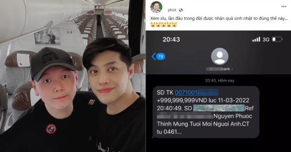 Noo Phước Thịnh "chơi lớn" mừng sinh nhật người đặc biệt 1 tỷ đồng "tiền tươi thóc thật"