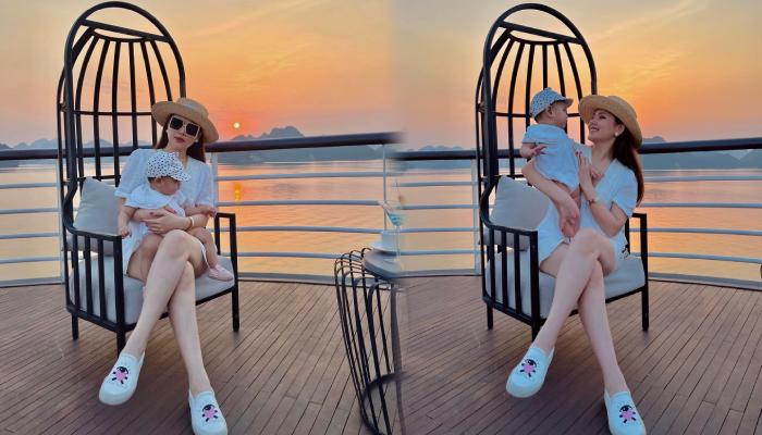 Phanh Lee cho ái nữ tập đoàn nghìn tỷ lên sóng: Trắng trẻo, bụ bẫm, còn cực biết tận hưởng