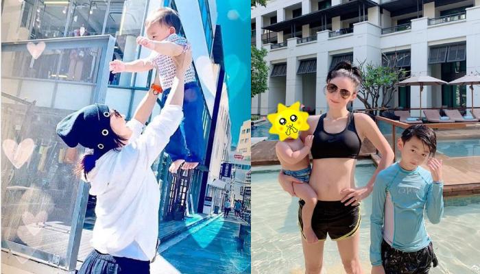 Lộ mặt con thứ ba của Trương Bá Chi, hoàn toàn không có nét lai Tây