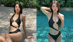 Hoa hậu Tiểu Vy mặc như không mặc, Mai Phương Thúy ngay lập tức để lại bình luận