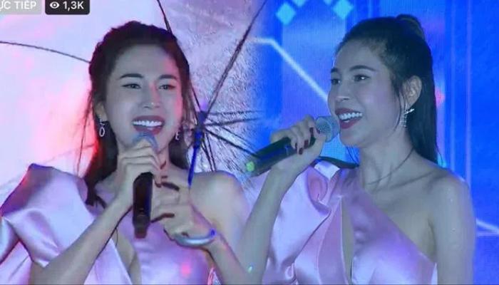 Thủy Tiên lần đầu trở lại sân khấu lớn hậu ồn ào từ thiện, nhảy sung dưới mưa