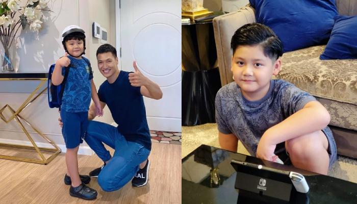 Con trai Mạnh Trường bị mẹ bóc phốt "điệu như anh bố", fan bênh "soái ca màn ảnh Việt tương lai"