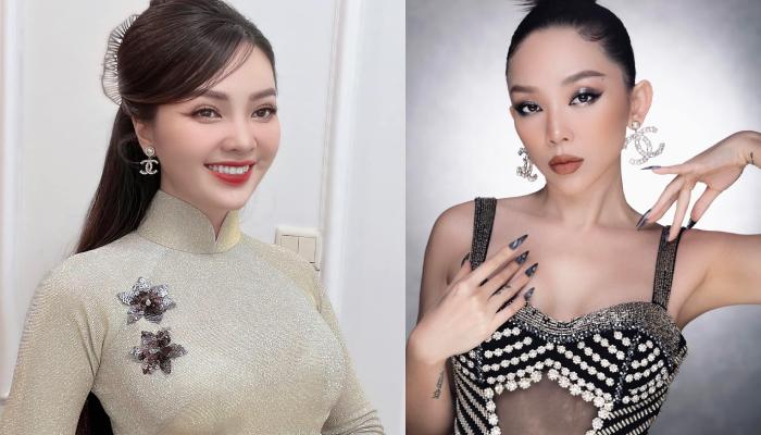 Tóc Tiên bình thường nổi bật là thế nhưng sao đứng cạnh Thuỵ Vân lại "lu mờ" thế này?