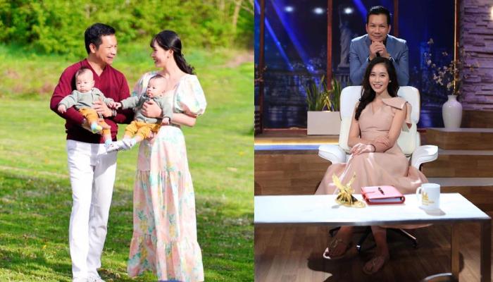 Bà xã Shark Hưng lần đầu tiết lộ về hai về con riêng của chồng