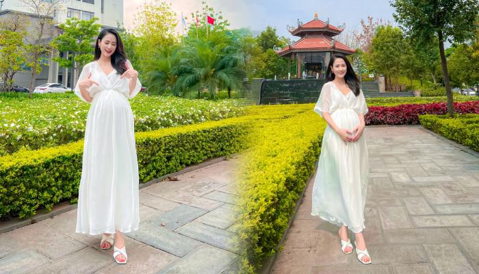 Việt Hoa "Hương vị tình thân" bất ngờ đăng ảnh bầu, khẳng định phải bầu liền mấy đứa cho xinh lâu