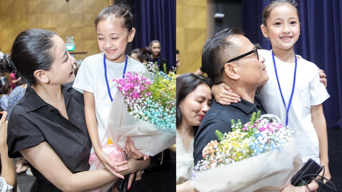 Con gái út nhà Hà Kiều Anh mới 7 tuổi đã xinh hết phần người khác, lộ luôn năng khiếu nghệ thuật