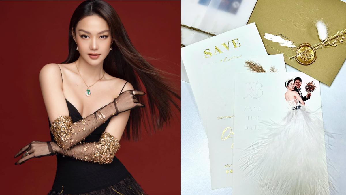 Minh Hằng chính thức phát thiệp mời, chú rể đại gia U50 lần đầu lộ mặt