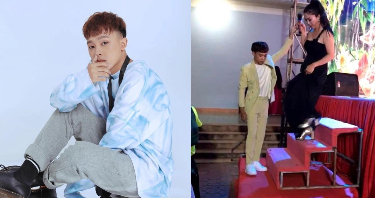 "Team qua đường" tóm gọn thái độ của Hồ Văn Cường khi đi diễn cùng ca sĩ "đàn chị"