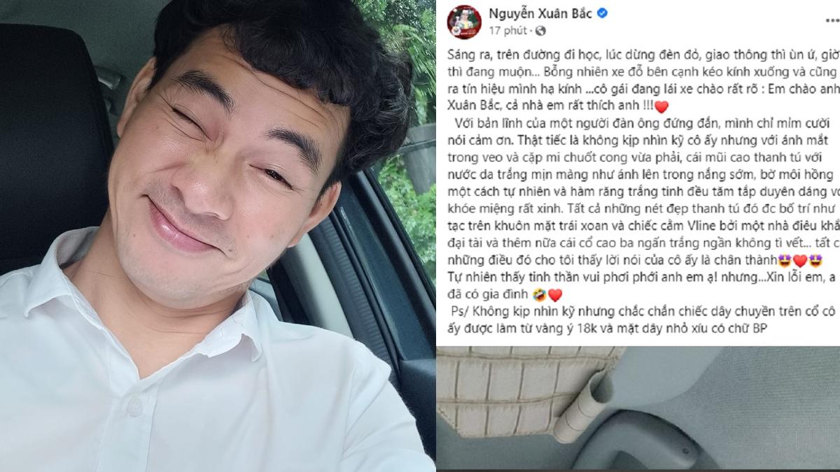 NSƯT Xuân Bắc gặp fan girl trên đường, thị lực 10/10 phát huy tác dụng