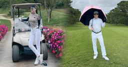 Shark Bình và Phương Oanh cùng check-in sân golf giữa ồn ào vẫn chưa chính thức ly hôn
