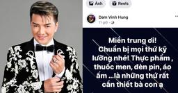 Đàm Vĩnh Hưng lo cho bà con miền Trung trước bão Noru, netizen nhắn: "Xin đừng kêu gọi từ thiện"