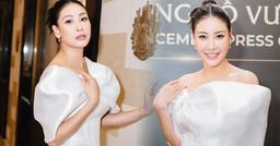 Hoa hậu Hà Kiều Anh ngã đau điếng trên sân khấu Hoa hậu Hòa bình Việt Nam 2022