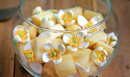 Cách làm mía ướp hoa bưởi mát lịm để "thưởng" được sự tinh tế của ẩm thực Hà thành