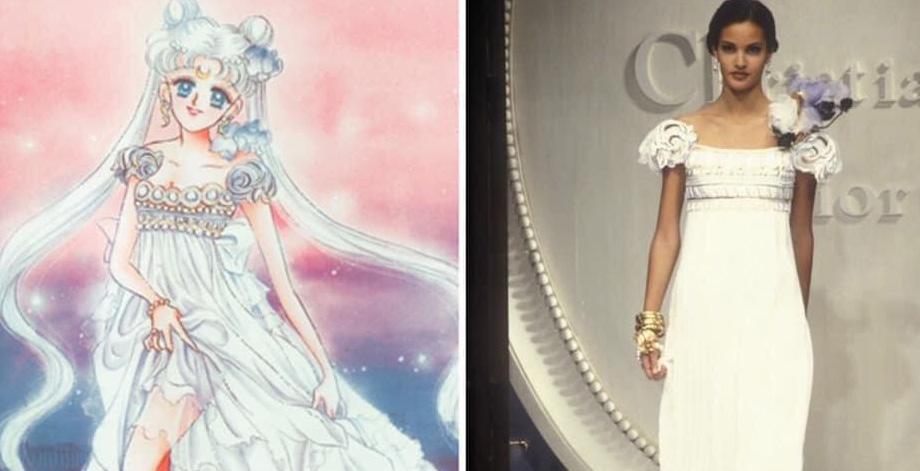 Haute Couture thập niên 90 trở thành nguồn cảm hứng cho phim hoạt hình Thuỷ thủ mặt trăng