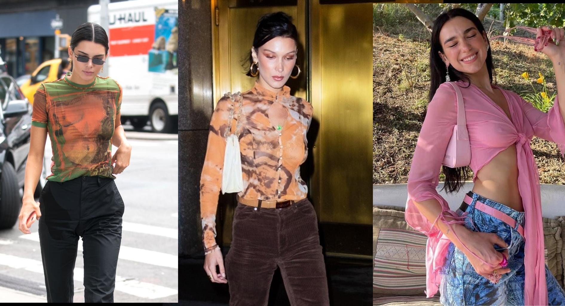 3 kiểu áo xuyên thấu cho thời trang vào thu thêm ấn tượng