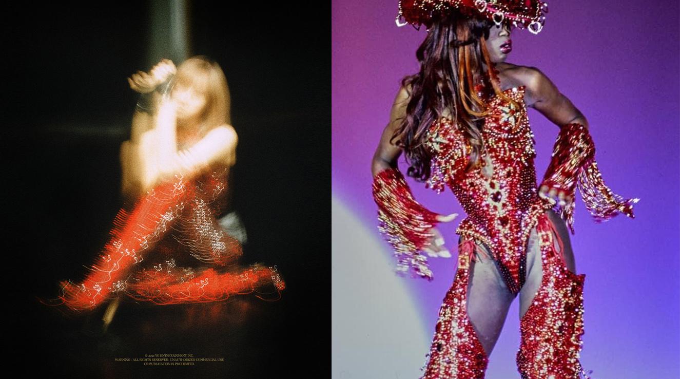 Bị YG làm mờ poster solo, fan vẫn tìm ra nét tương đồng giữa trang phục Lisa và thiết kế kinh điển của Mugler