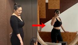 Phan Như Thảo lấy lại vóc dáng "mi nhon", được cả Ngọc Trinh vào chúc mừng