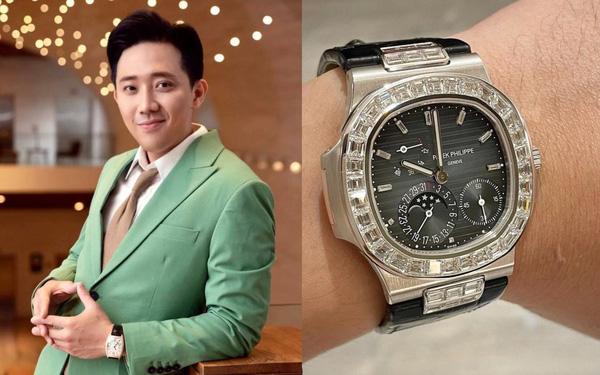 Trấn Thành nhiều lần khoe khéo những chiếc đồng hồ tiền tỷ