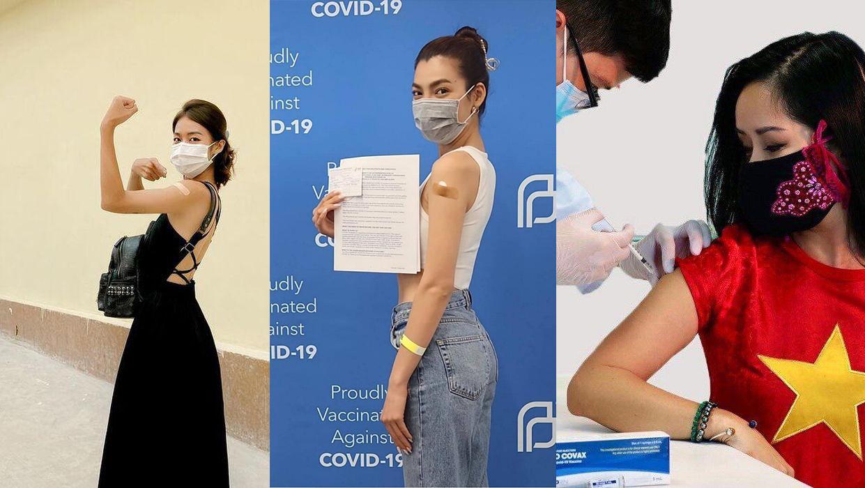 Thời trang mỹ nhân Việt khi đi tiêm vaccine, người sexy kẻ kín bưng nhưng đều có một điểm chung
